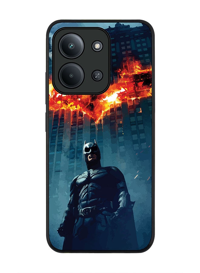 Stylizedd For Xiaomi Poco C85 4G Case,Slim fit Camera Protection, Shockproof Thin Phone cover  - Burning Batman - Image 1